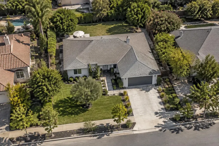 Aerial property view prepared for site planning assessment